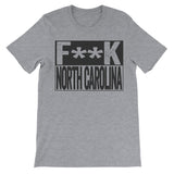Fuck North Carolina grey tshirt