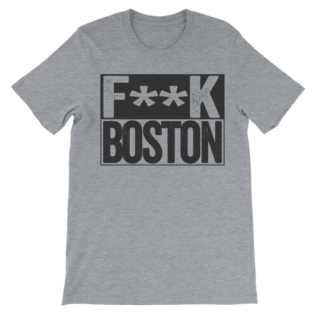 Fuck Boston grey tshirt
