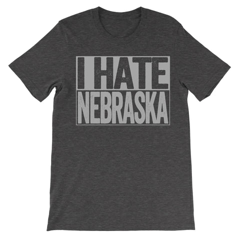 shirt that says i hate nebraska