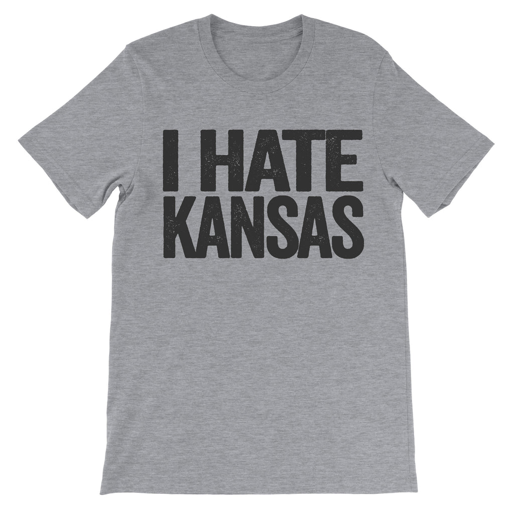 tshirt that says i hate kansas