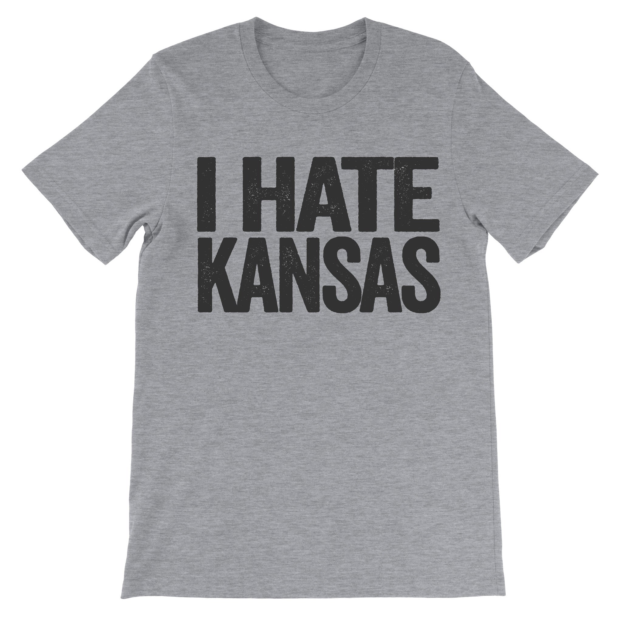 tshirt that says i hate kansas