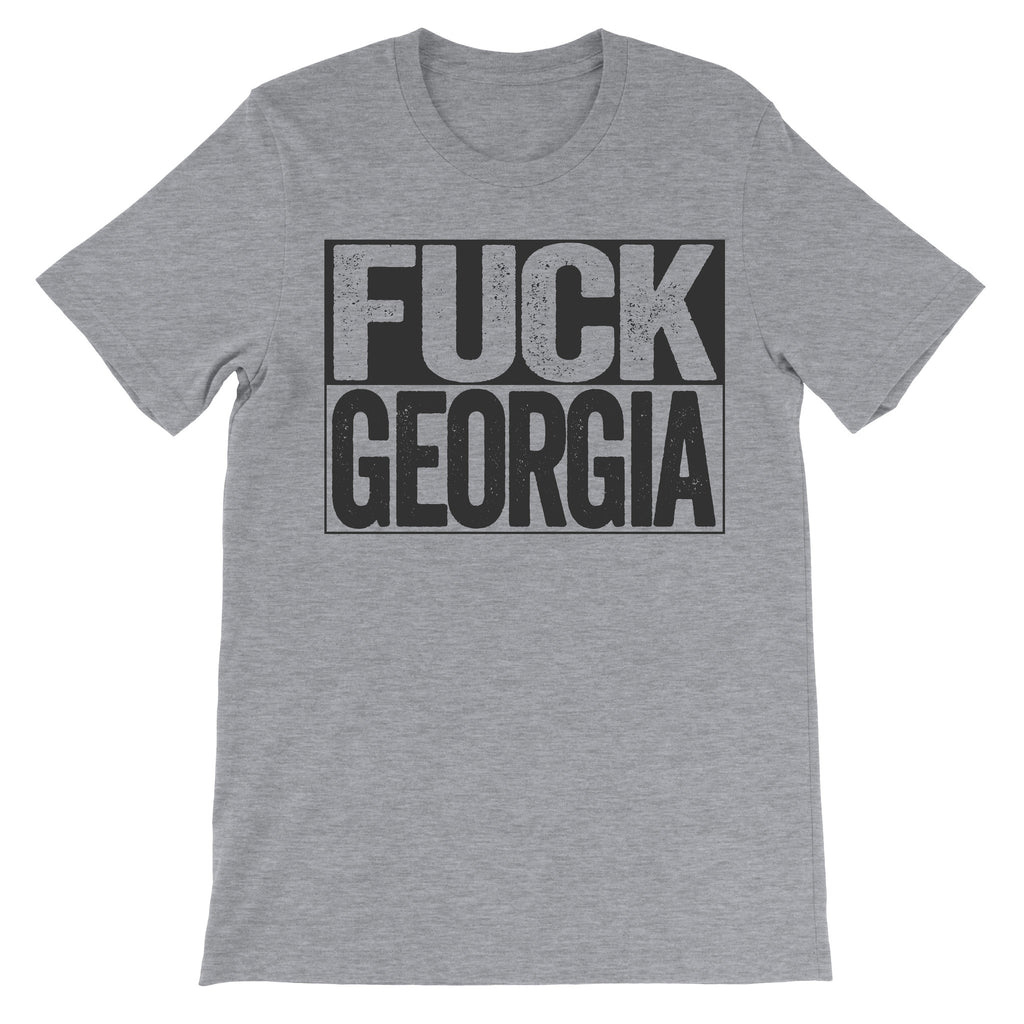 Fuck Georgia grey tshirt