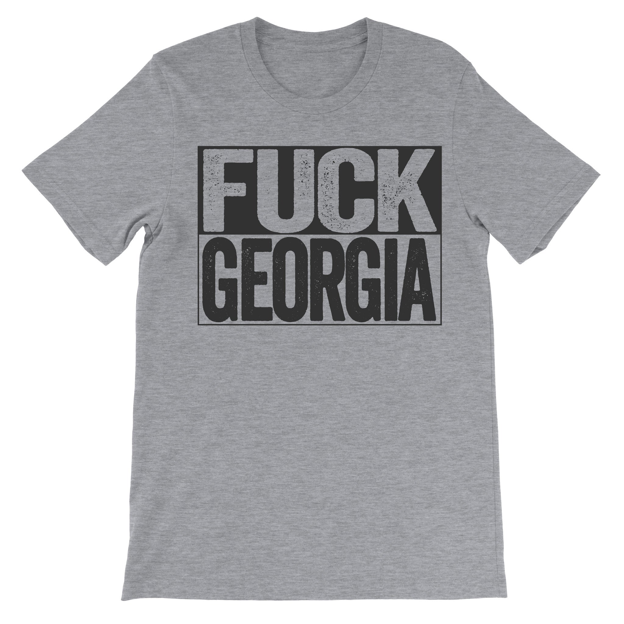 Fuck Georgia grey tshirt