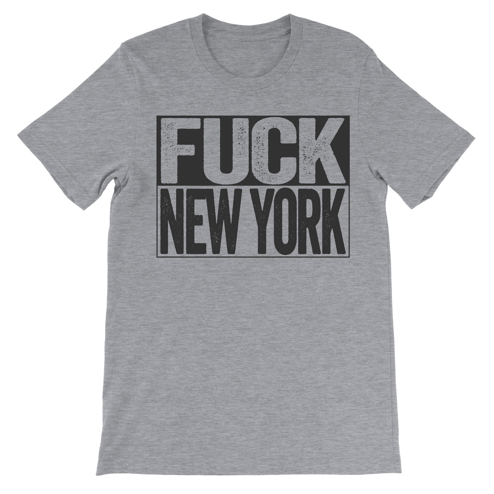 Fuck New York grey shirt