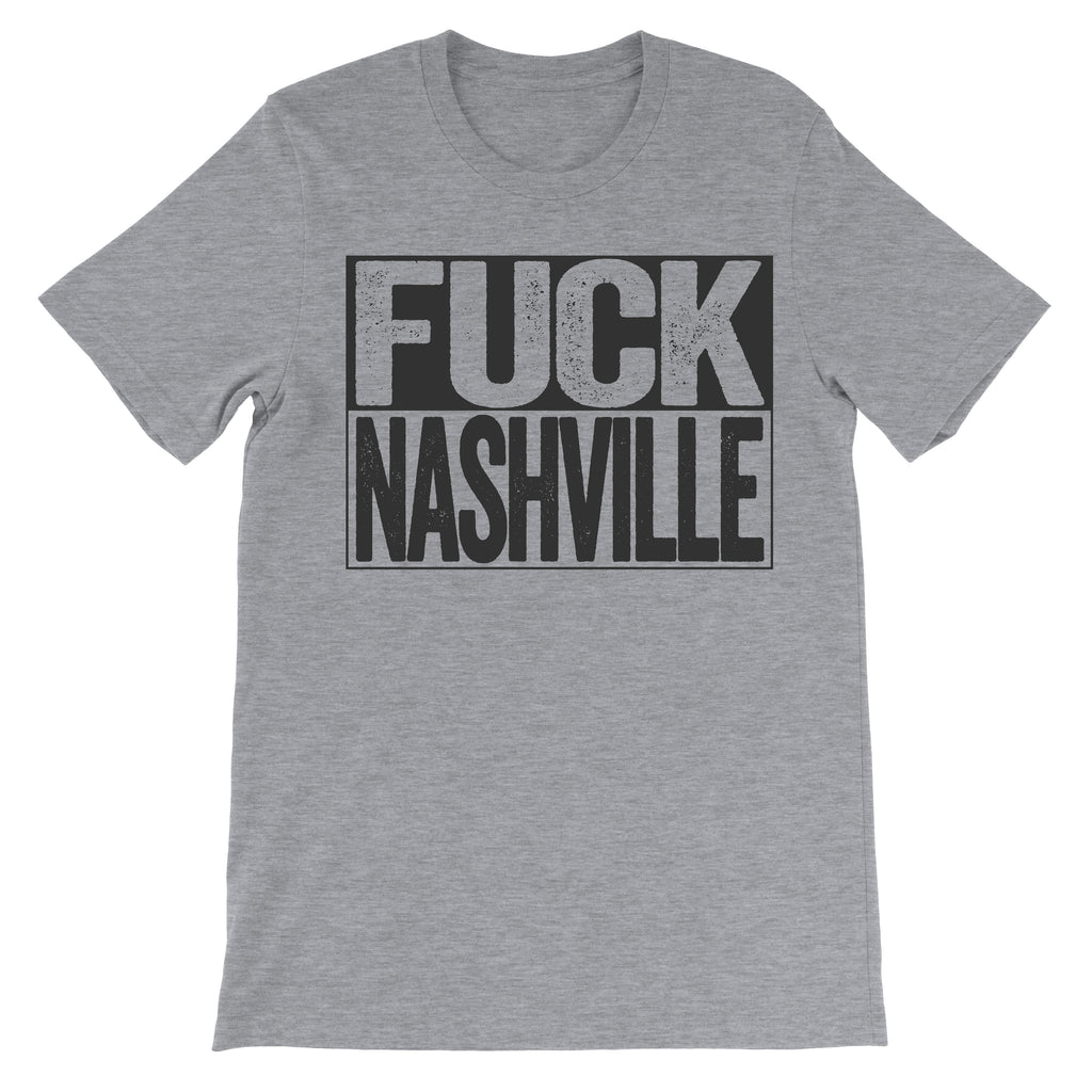 fuck nashville trendy hipster tee