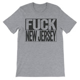 Fuck New Jersey grey shirt