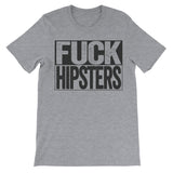 Fuck Hipsters grey tshirt