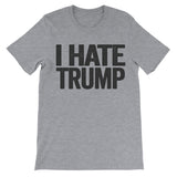 i hate trump grey tee