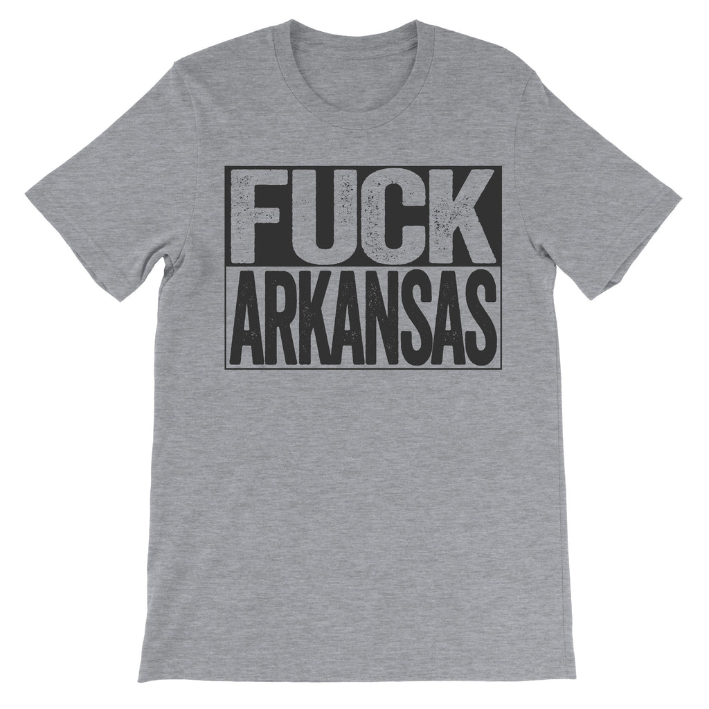 Fuck Arkansas grey fashion tee