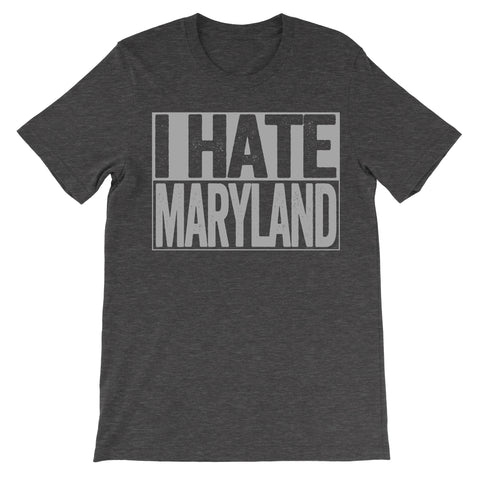 shirt that says i hate maryland