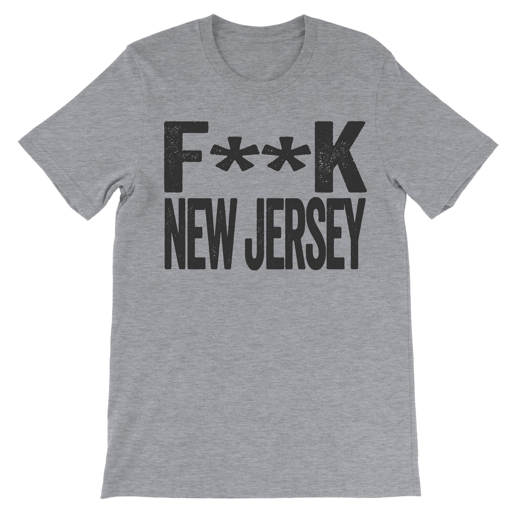Fuck New Jersey grey tee