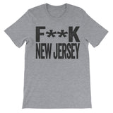 Fuck New Jersey grey tee