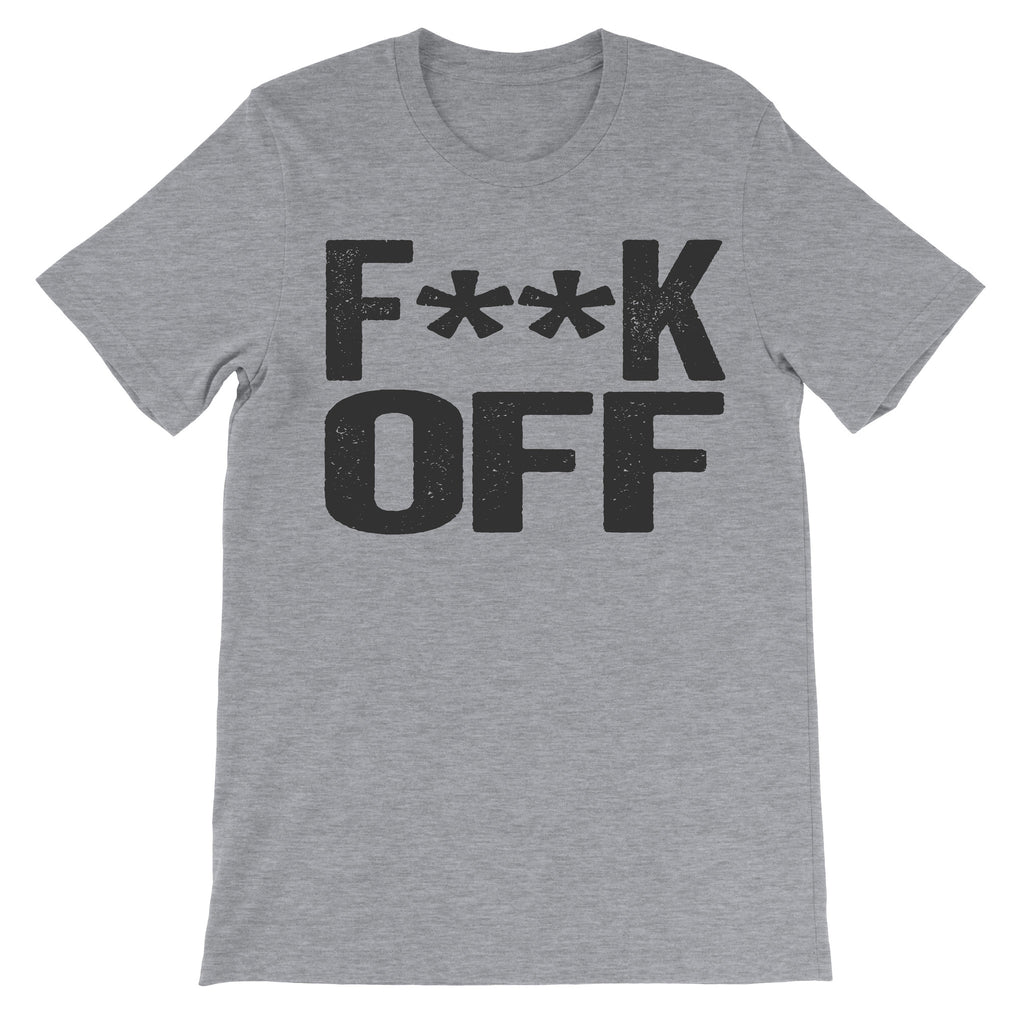 Fuck Off grey Censored tee