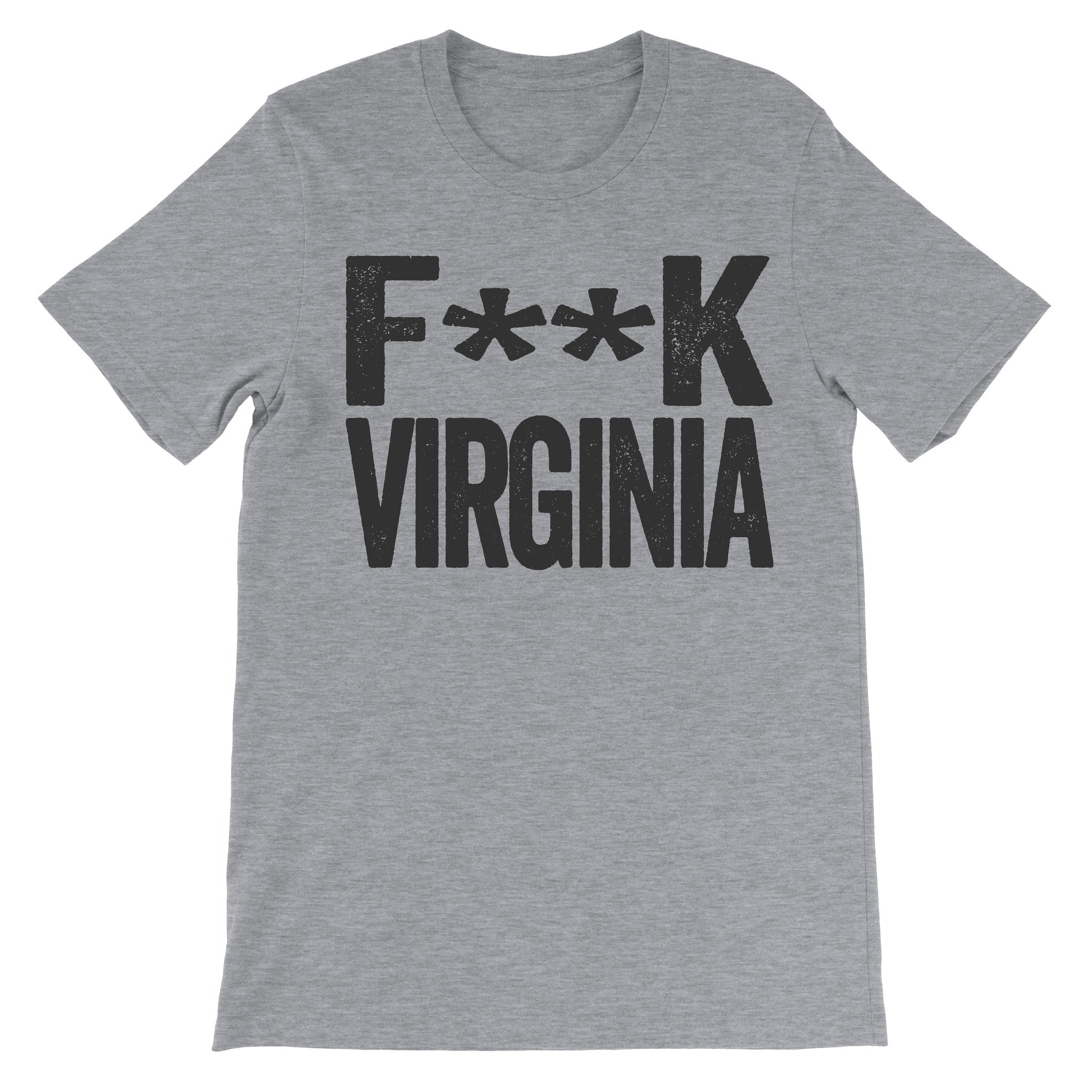 Fuck Virginia grey unisex shirt