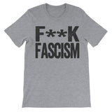 fuck fascism grey tshirt