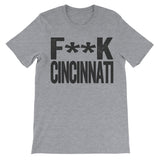 fuck Cincinnati grey tee