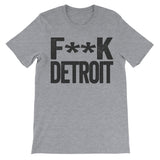 Fuck Detroit grey top