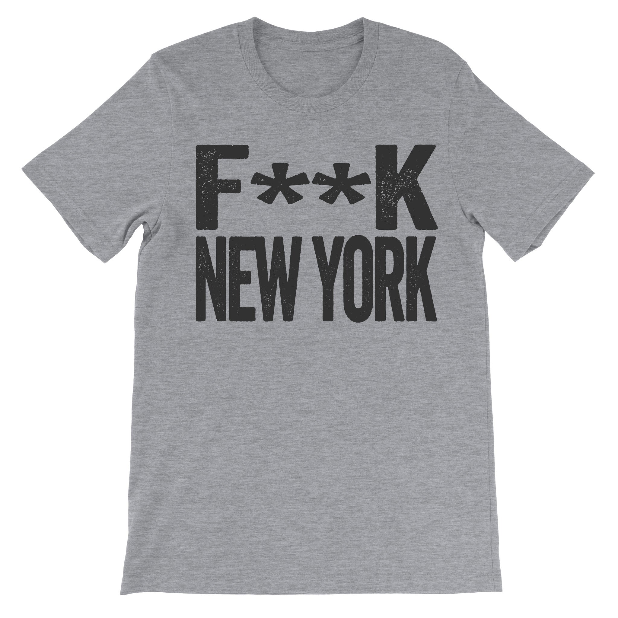 Fuck New York grey tee