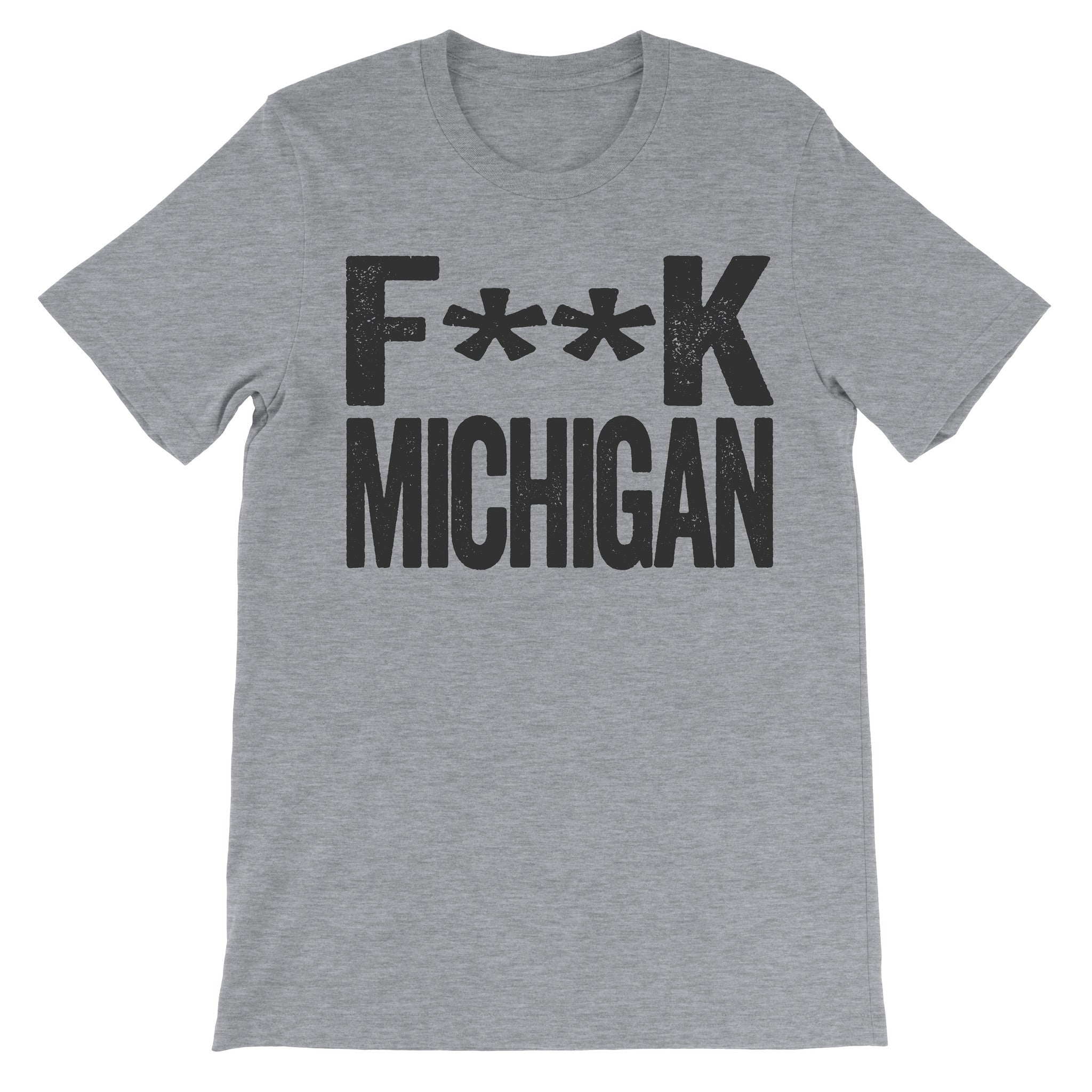 Fuck Michigan grey tee