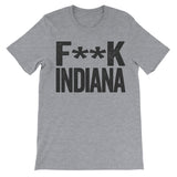 Fuck Indiana grey hipster tshirt