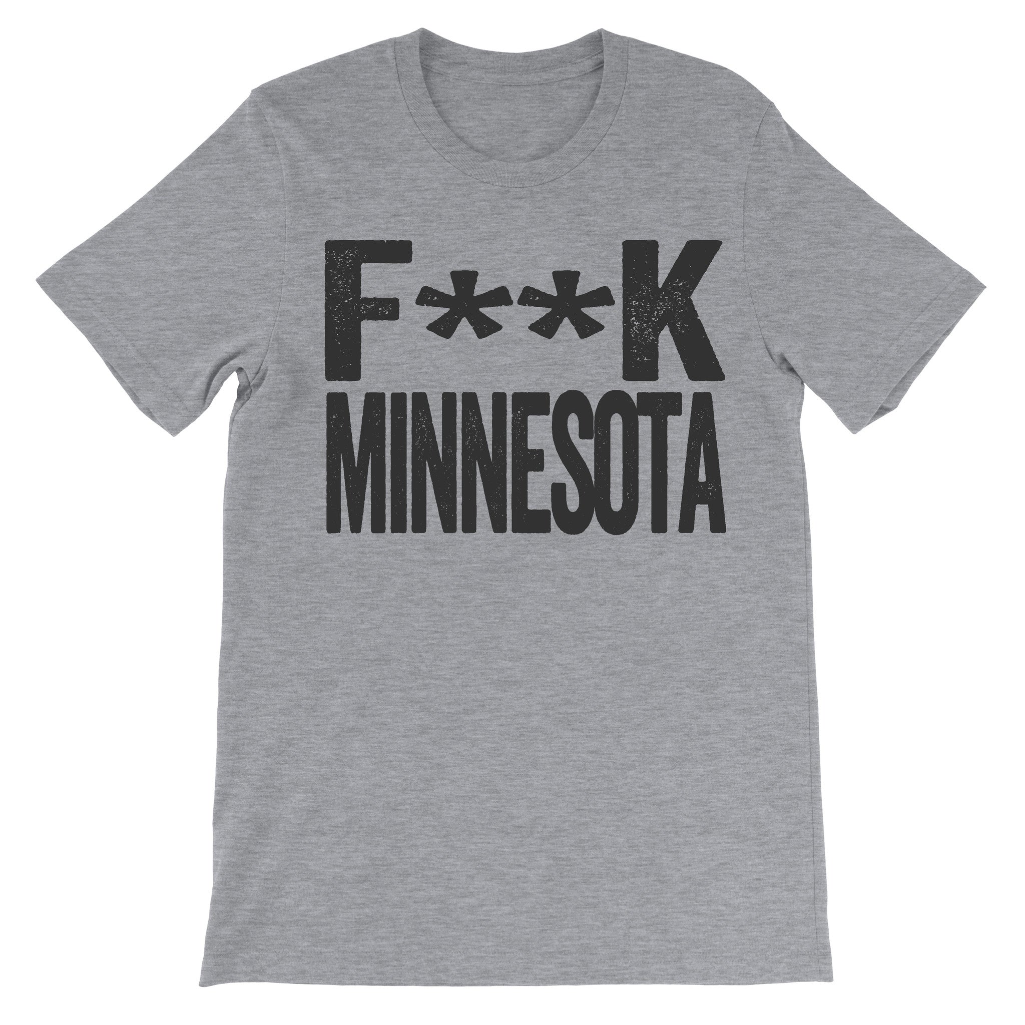 Fuck Minnesota grey subversive tee