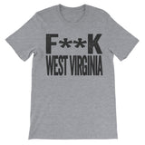 fuck west virginia grey tee