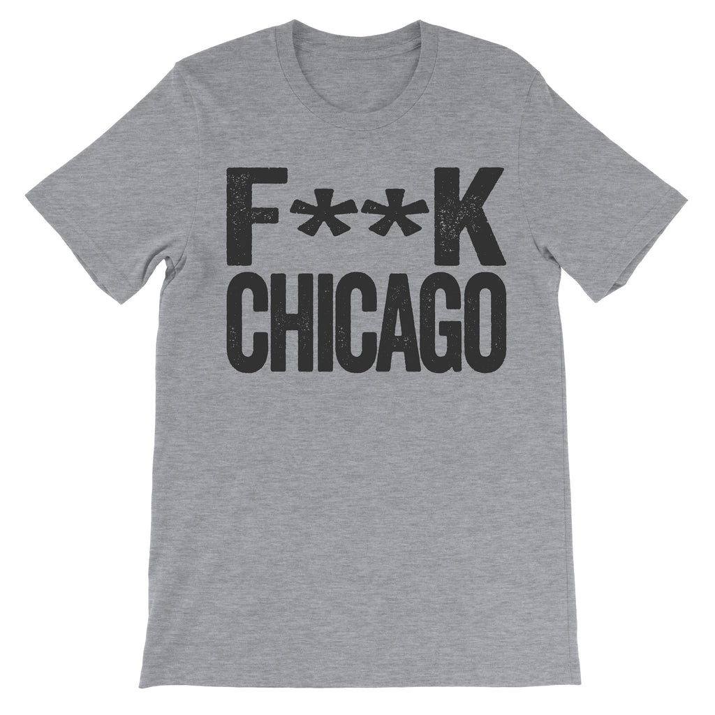 fuck chicago dark grey tshirt