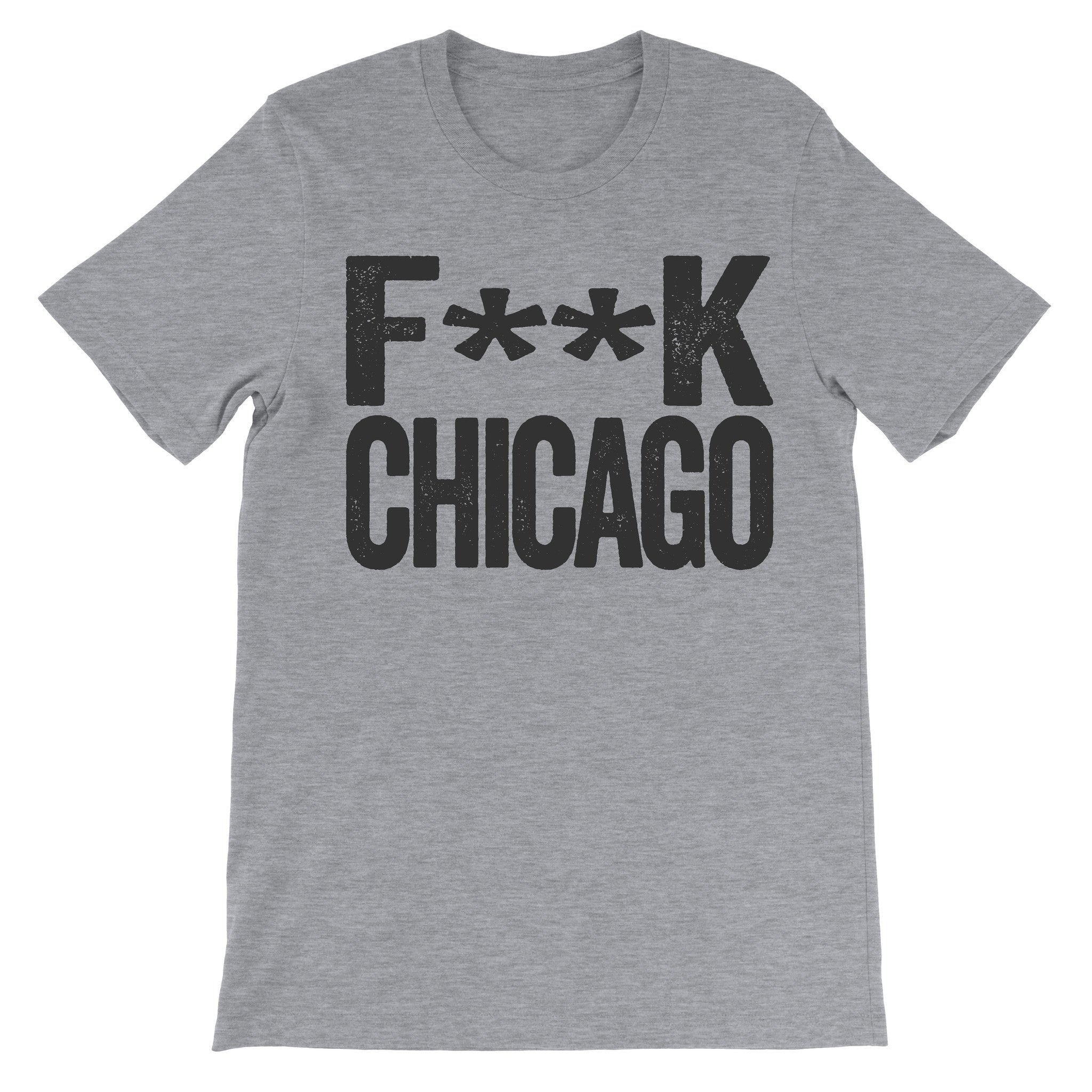 fuck chicago dark grey tshirt