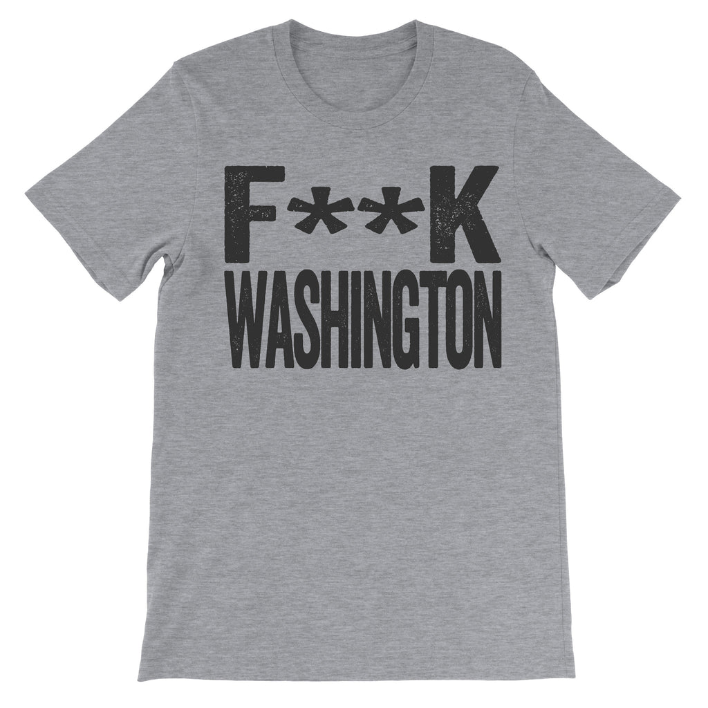 Fuck Washington grey tee