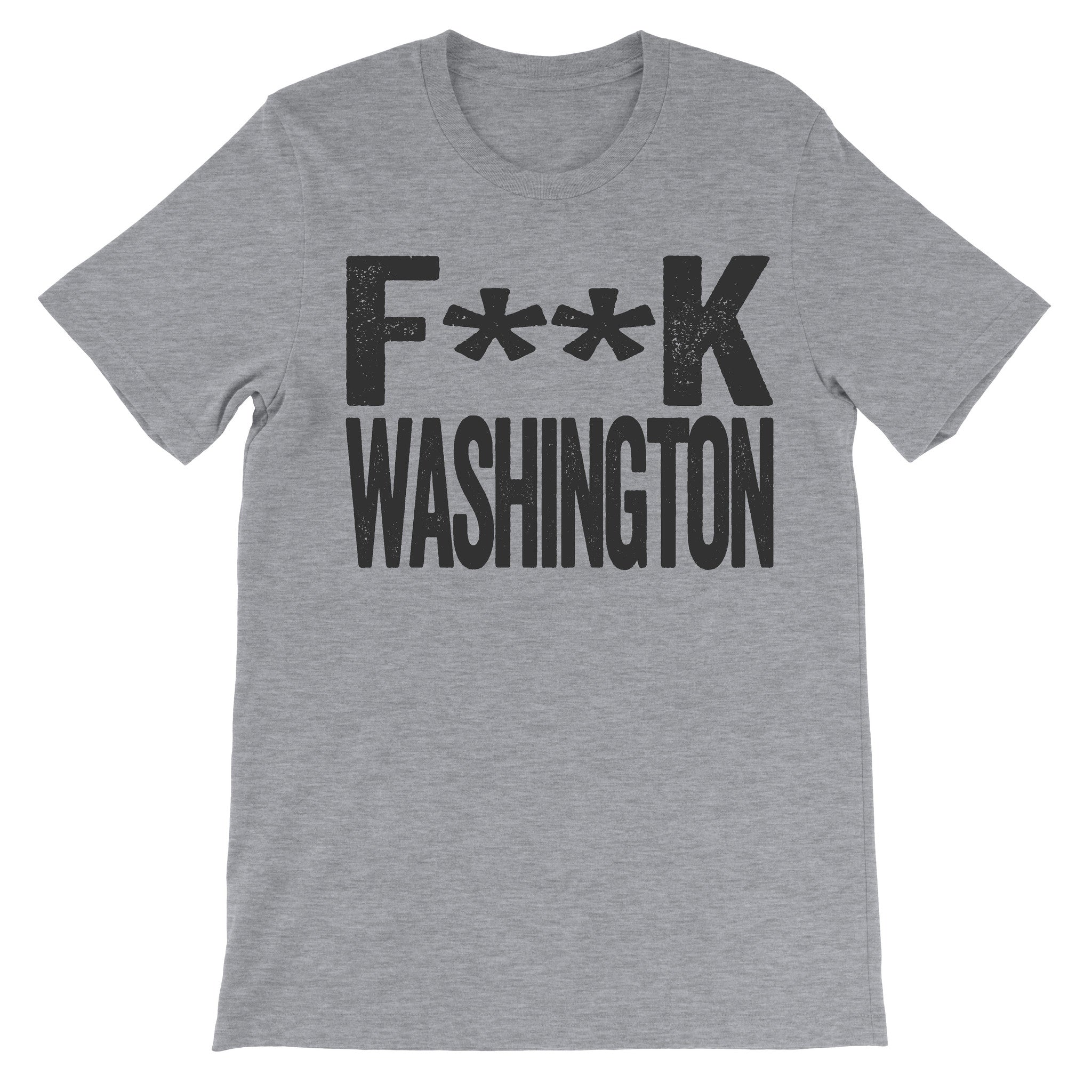 Fuck Washington grey tee
