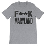 Fuck Maryland grey funny shirt