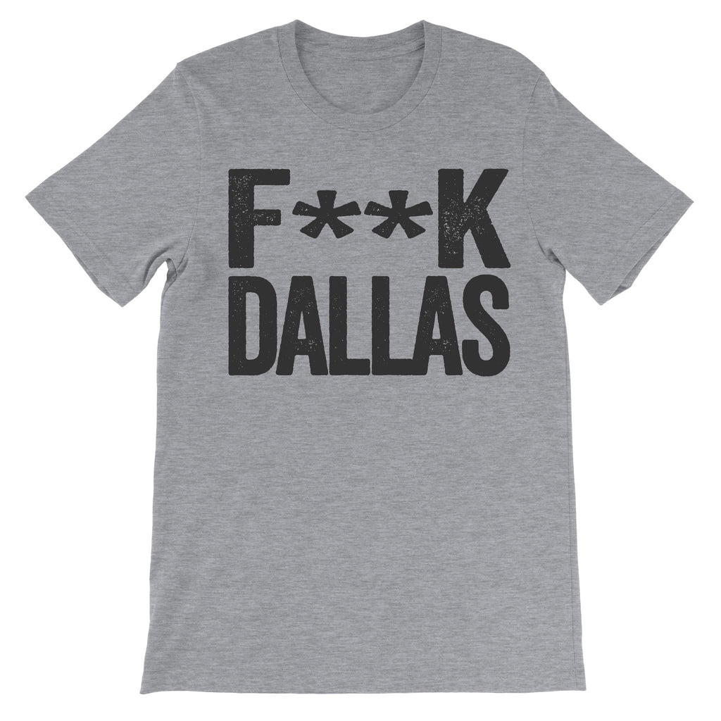 fuck dallas grey tee