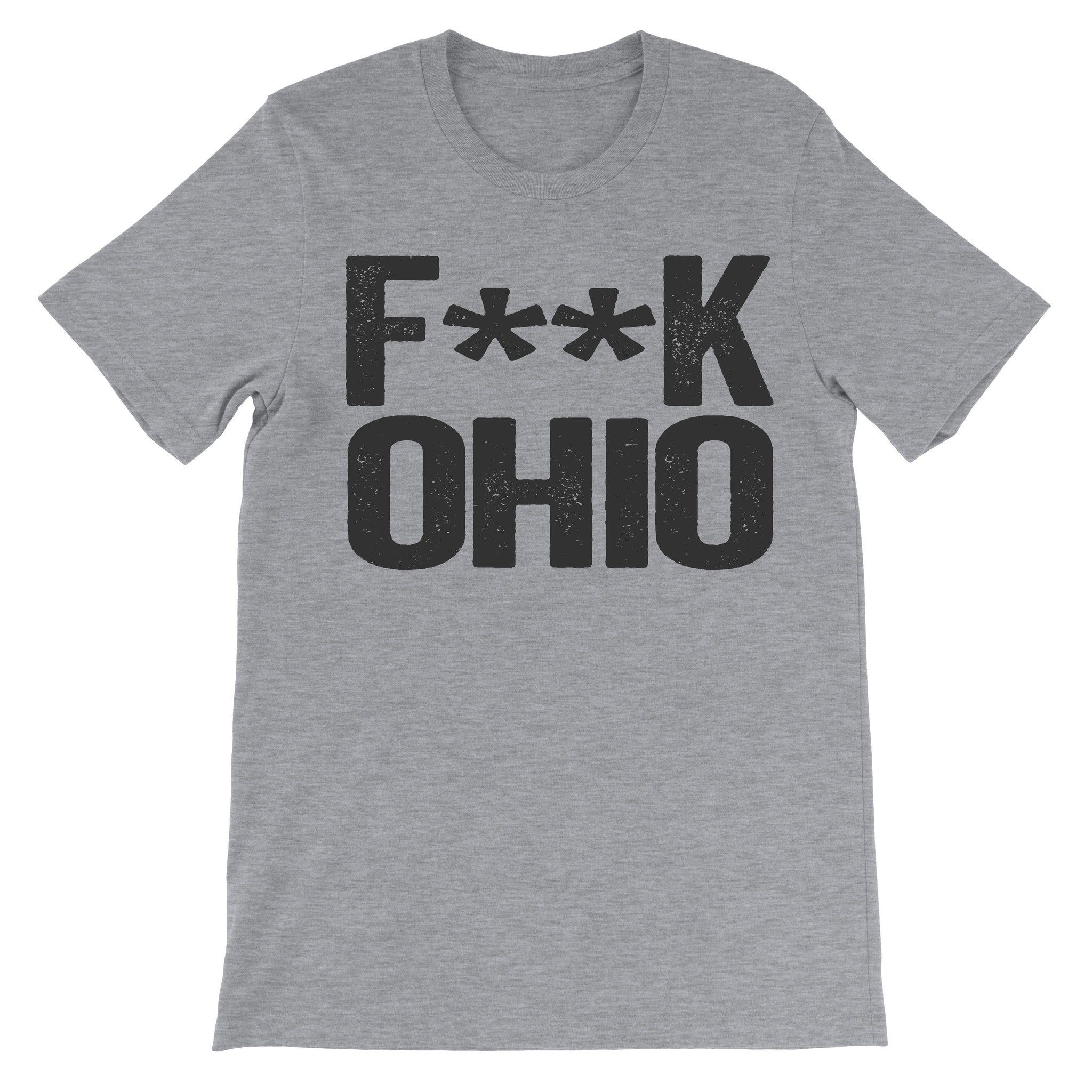 Fuck Ohio grey tee shirt