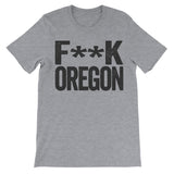 Fuck Oregon grey haters tee