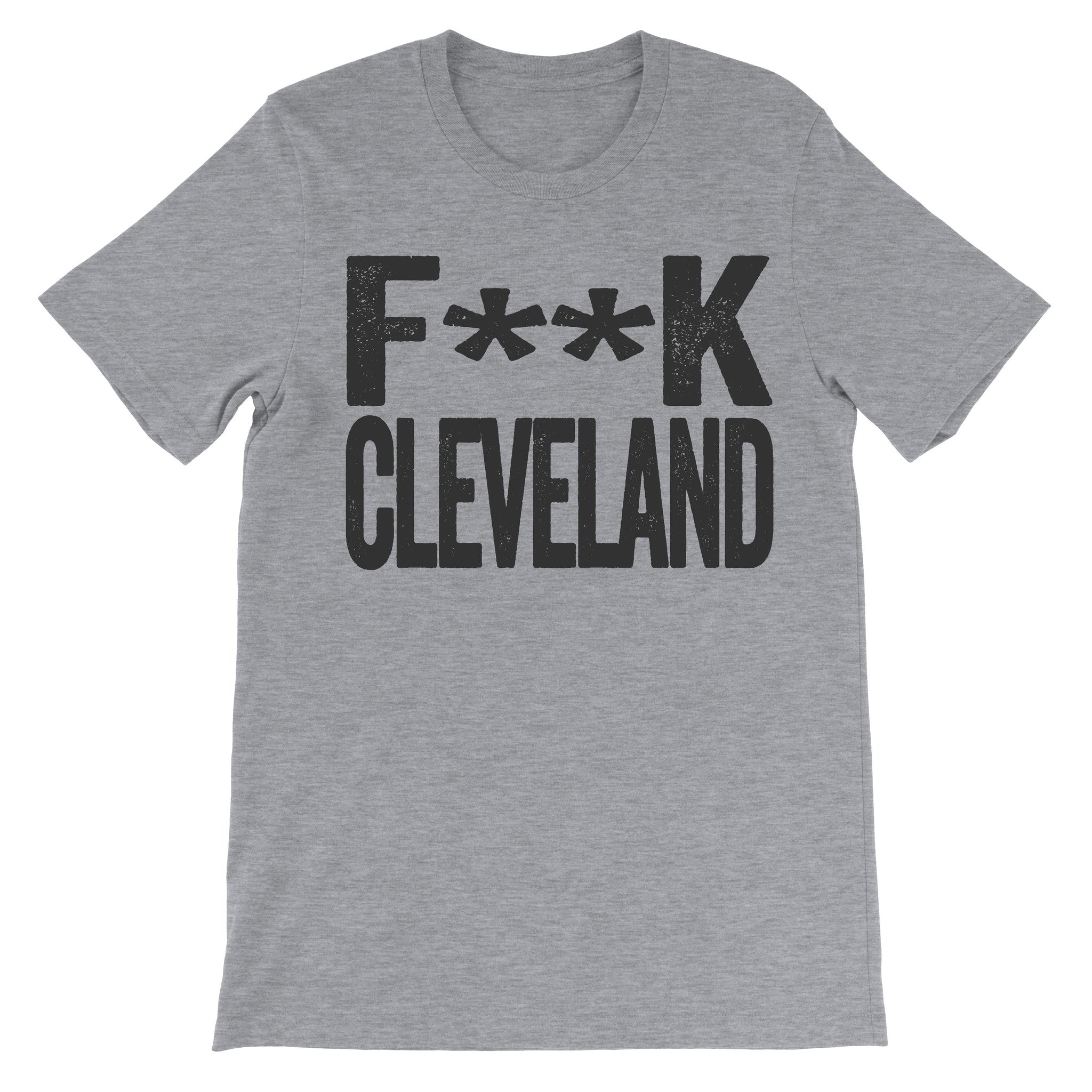 Fuck Cleveland grey tee