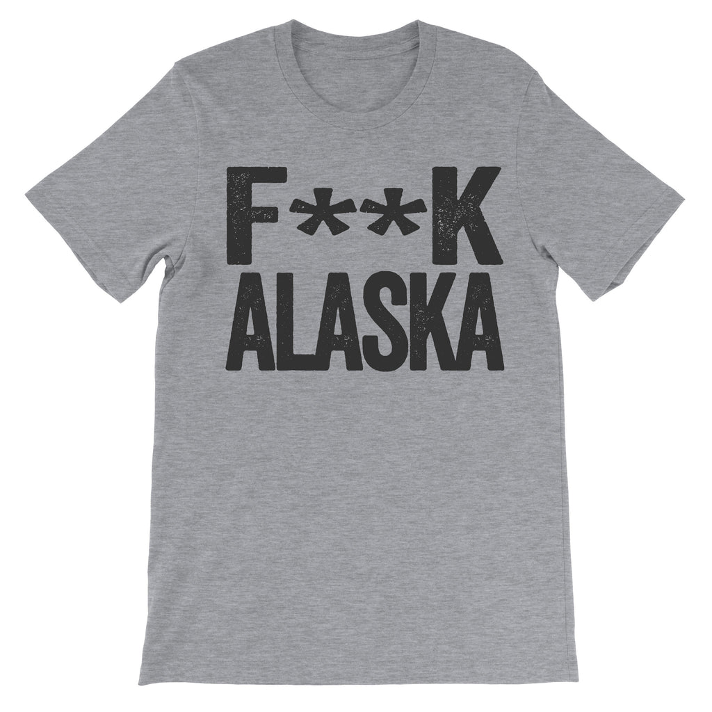 fuck alaska grey tee