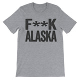 fuck alaska grey tee