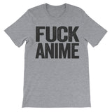 Fuck Anime grey tee