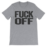 Fuck Off grey uncensored tee