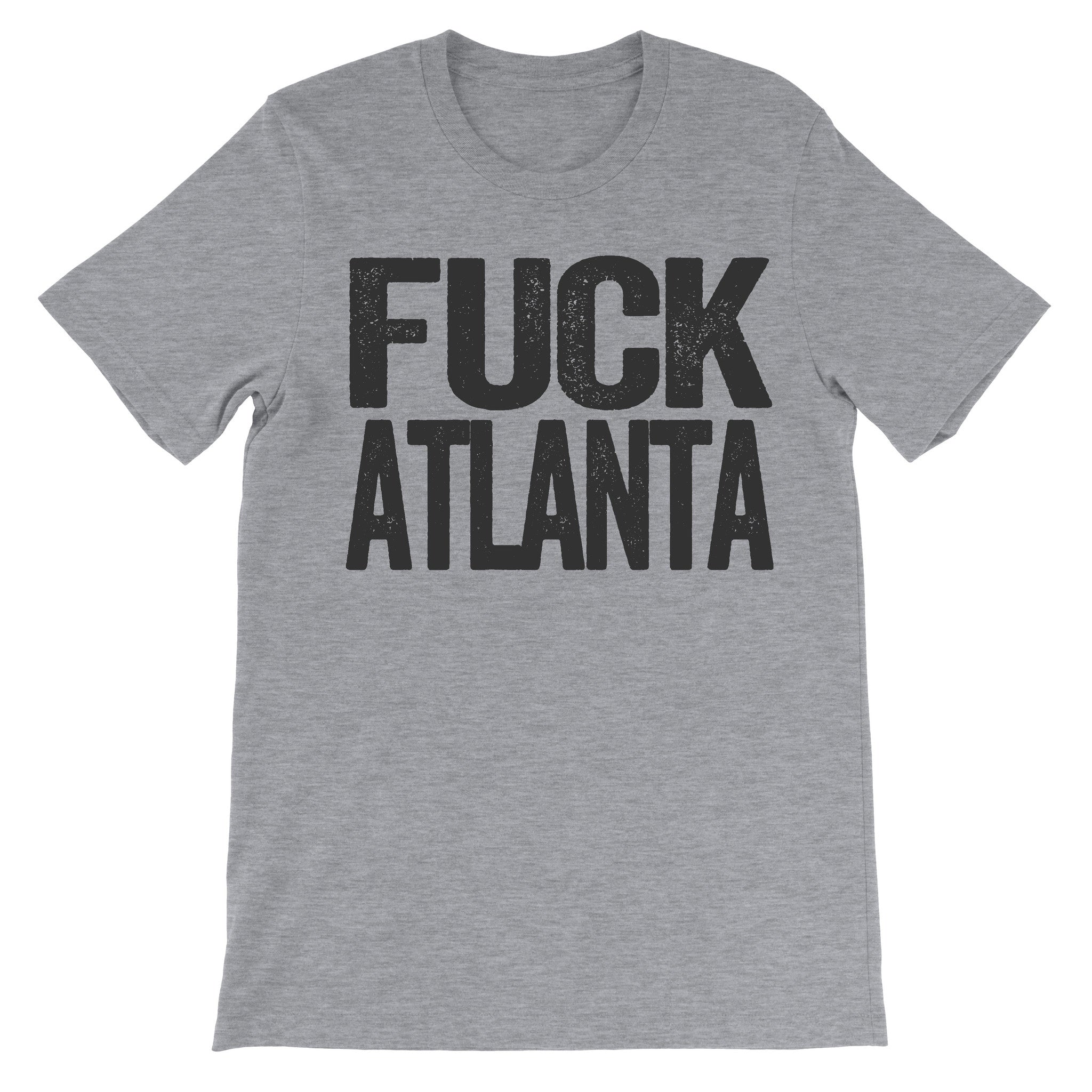 Fuck Atlanta grey tee