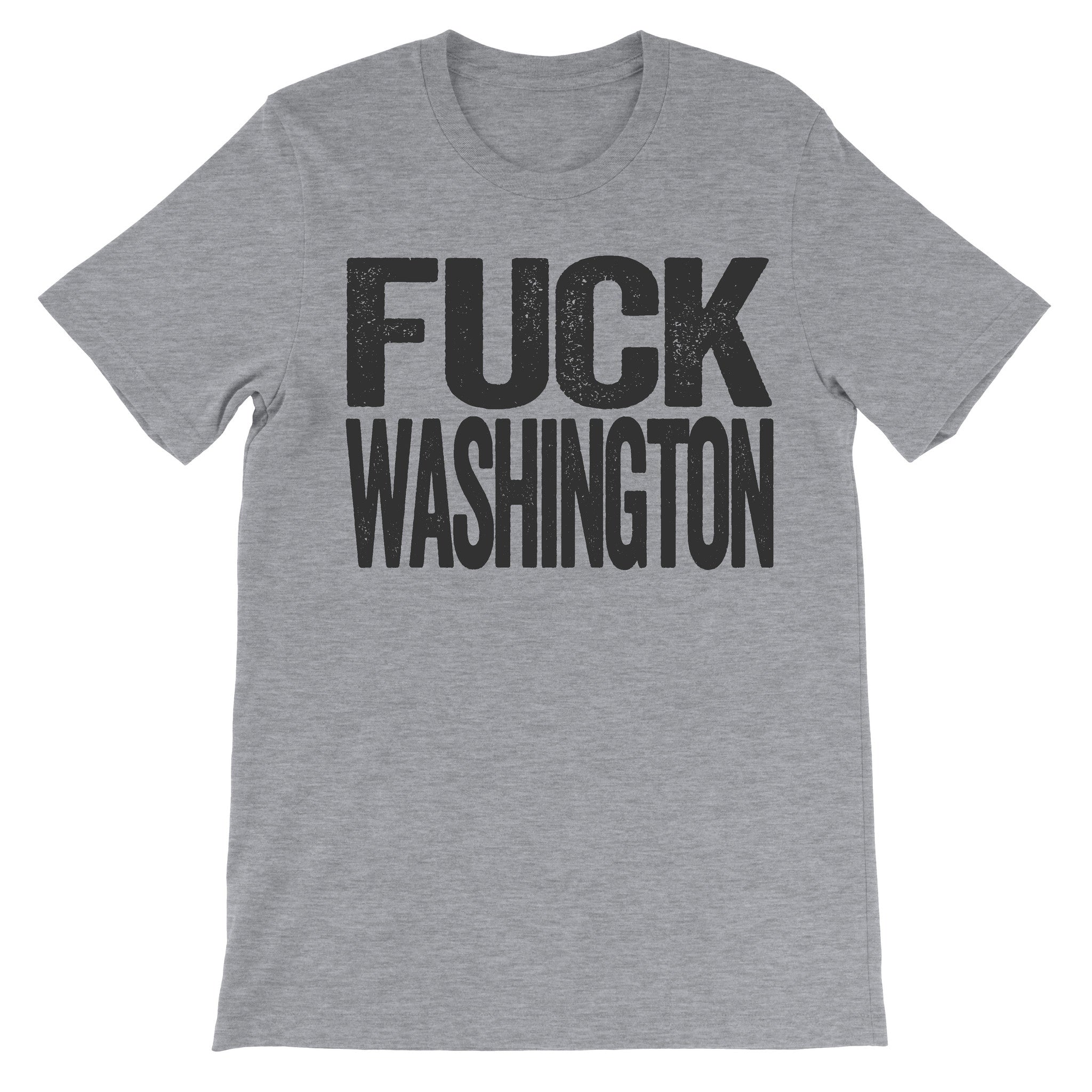 Fuck Washington grey tee