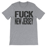 Fuck New Jersey grey tee