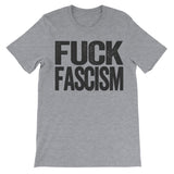 fuck fascism grey tshirt