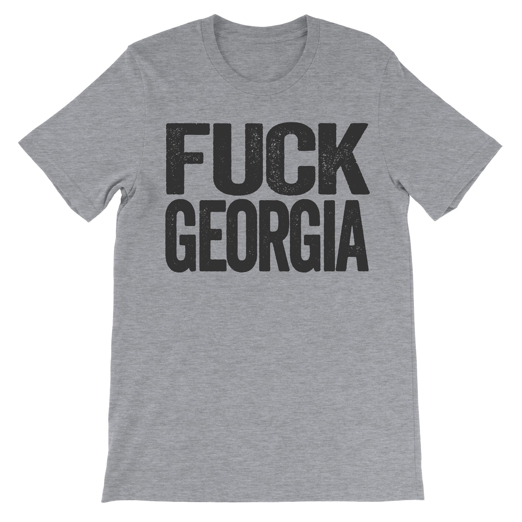 Fuck Georgia grey tee