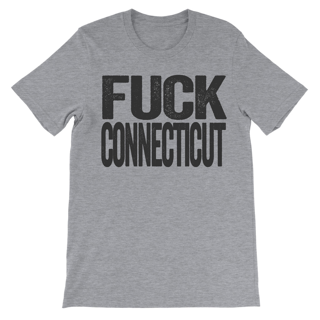 fuck Connecticut grey tshirt