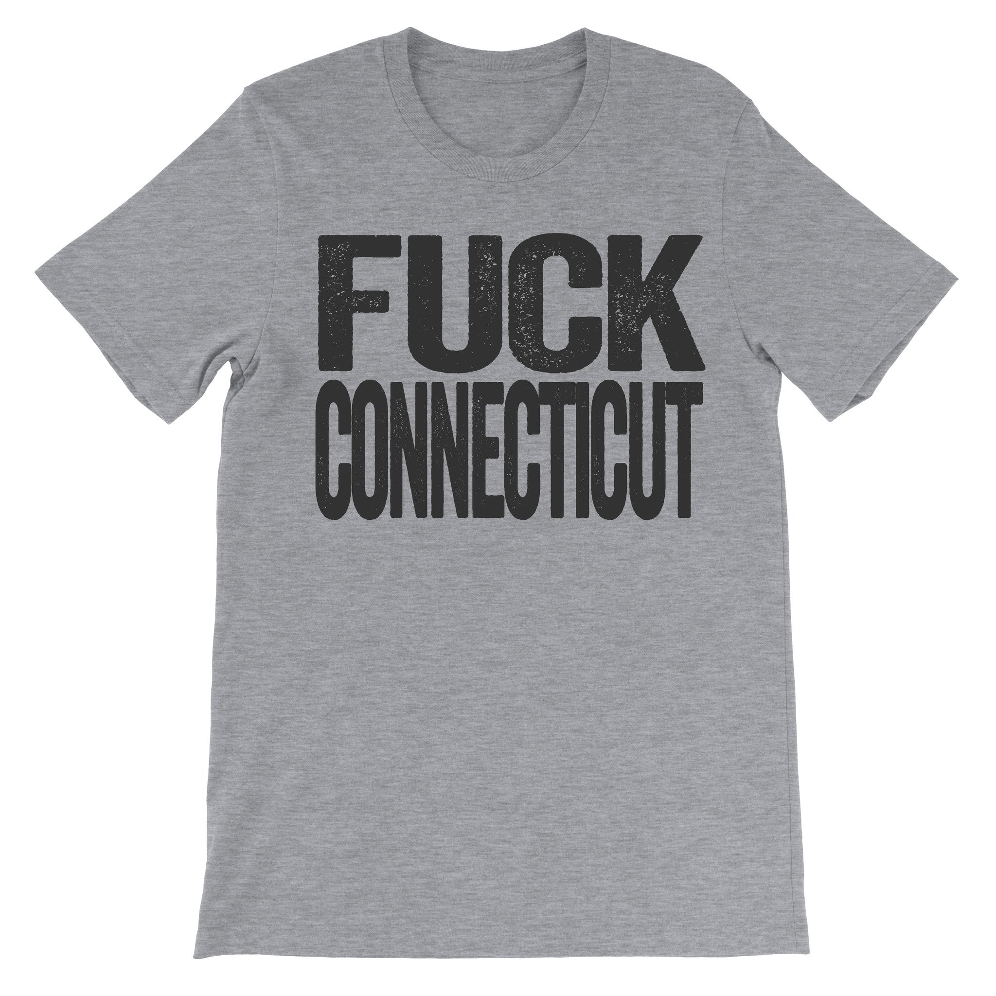 fuck Connecticut grey tshirt