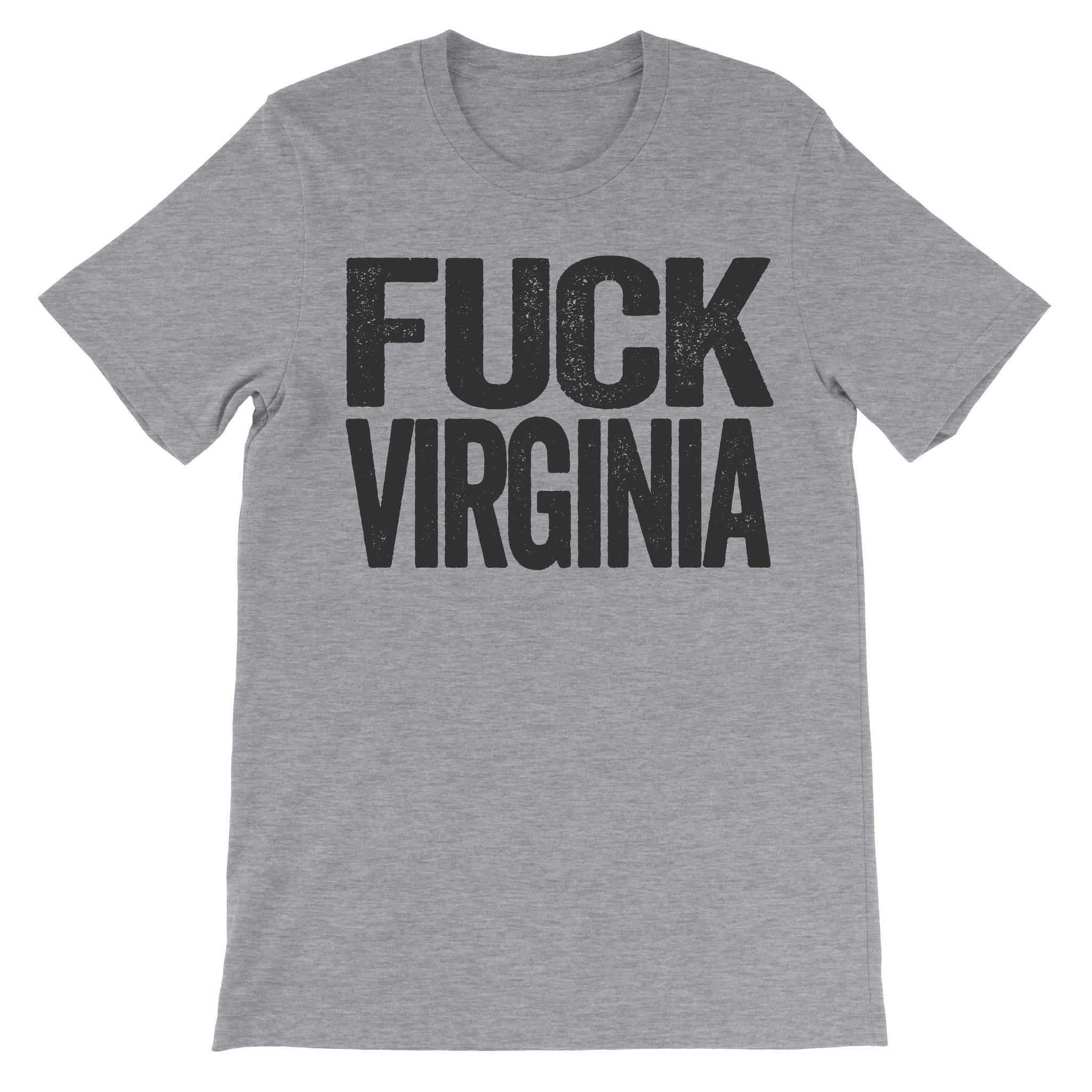 Fuck Virginia grey unisex shirt