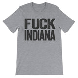 Fuck Indiana grey hipster tshirt