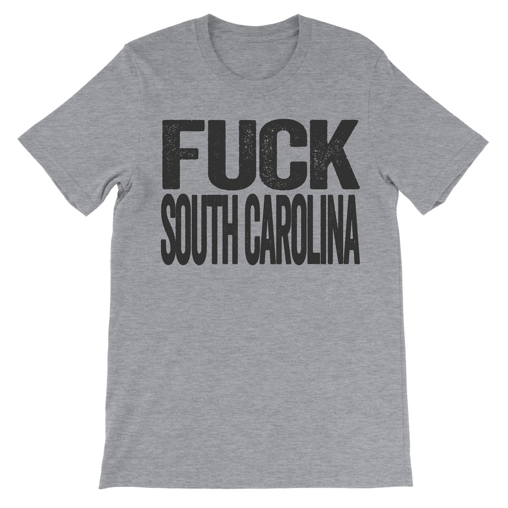 Fuck South Carolina grey prank top