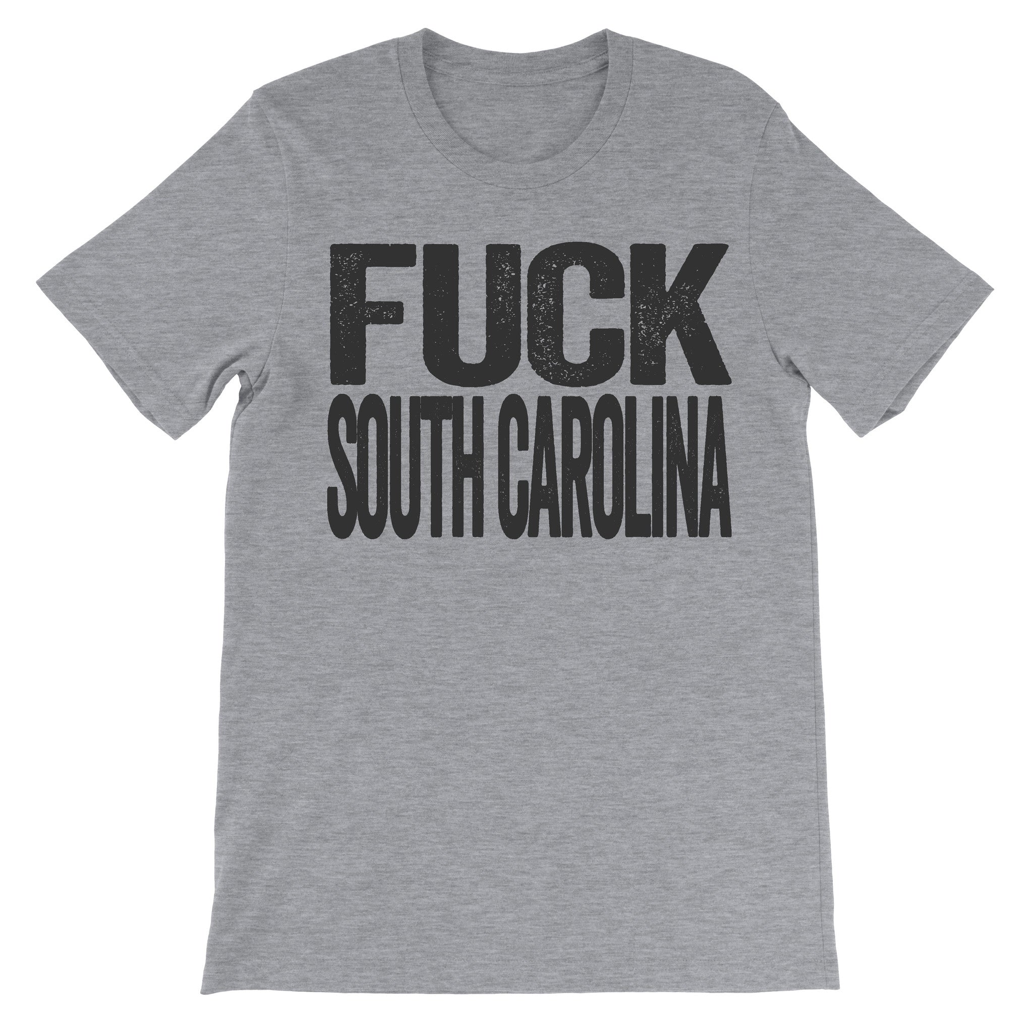 Fuck South Carolina grey prank top
